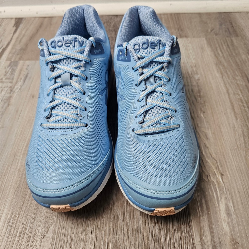 GDEFY Womens Mighty Walk Shoes 7.5 XW Blue VersoShock Walking Fit TB9024FUB-XW